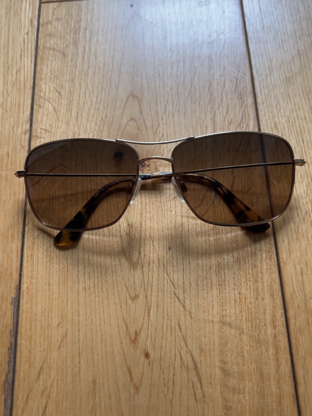 Maui Jim Gold Frame Brown Lens Sunglasses - Picture 4 of 5